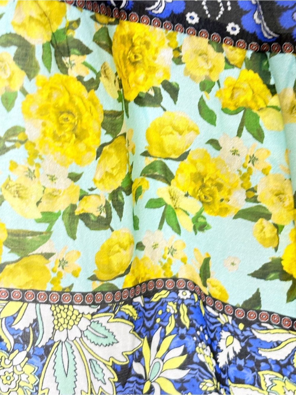 Alice + Olivia Mini Floral Tunic Cocktail Dress M  Ethereal Summer Goth - Picture 9 of 13